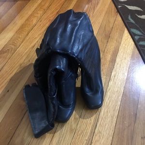 ⭐️SOLD⭐️Used Leather Slouchy boots